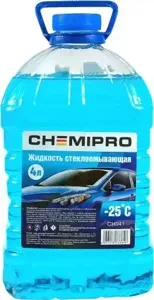 CHEMIPRO CH041 жидкость для стеклоомывателя зимняя 4L готовая -25°С, изопропиловая