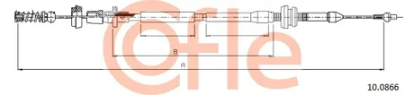 COFLE 92100866 Трос газа