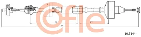 COFLE 92103144 Трос сцепления vw: Golf 92- 917447+110 mm