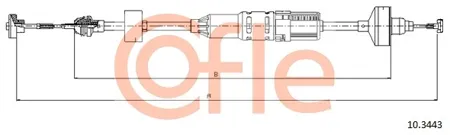 COFLE 92103443 Трос управления сцеплением VW Golf III 91-99 Vento 91-98 (с авт.регул.)