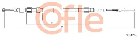 COFLE 92104266 Трос ручного тормоза BMW X5(E53)