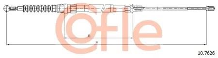 COFLE 92107626 Трос ручного тормоза VW Touran