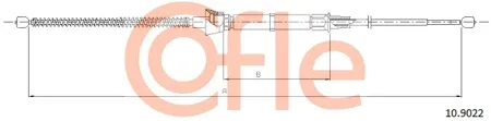 COFLE 92109022 Трос ручного тормоза