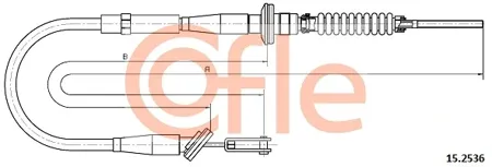 COFLE 92152536 Трос сцепления