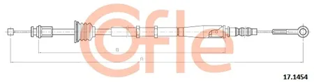 COFLE 92171454 трос ручника передний 2400/1675 Toyota Hilux 88-97