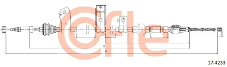COFLE 92174233 Трос ручного тормоза лев задн Honda cr-v (rd) 2.0 16v all 99-02