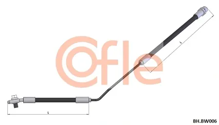 COFLE 92BHBW006 Шланг тормозной