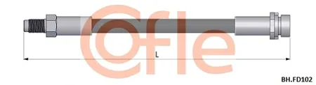 COFLE 92BHFD102 Шланг тормозной