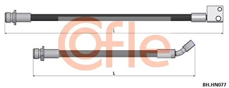 COFLE 92BHHN077 Шланг тормозной
