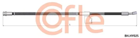 COFLE 92BHHY025 Шланг тормозной