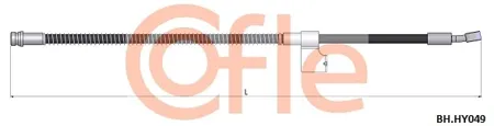 COFLE 92BHHY049 Шланг тормозной