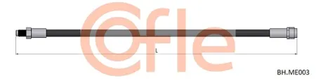 COFLE 92BHME003 Шланг тормозной перед.