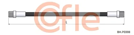 COFLE 92BHPE008 Шланг тормозной