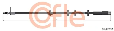 COFLE 92BHPE037 Шланг тормозной