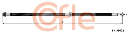 COFLE 92BHSS002 Шланг тормозной