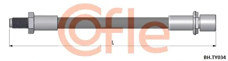 COFLE 92BHTY034 Шланг тормозной