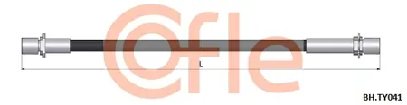 COFLE 92BHTY041 Шланг тормозной