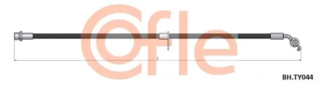 COFLE 92BHTY044 Шланг тормозной Toyota RAV 4 II 00-