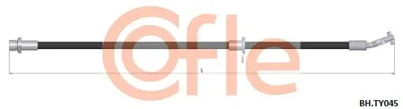 COFLE 92BHTY045 Шланг тормозной