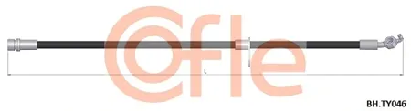COFLE 92BHTY046 Шланг тормозной