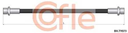 COFLE 92BHTY073 Шланг тормозной