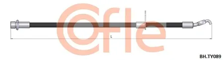 COFLE 92BHTY089 Шланг тормозной