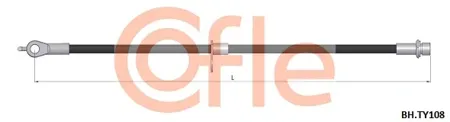 COFLE 92BHTY108 Шланг тормозной