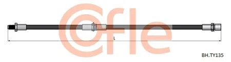 COFLE 92BHTY135 Шланг тормозной