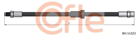 COFLE 92BHVL023 Шланг тормозной