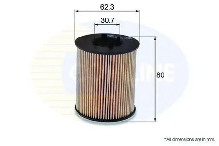 COMLINE EOF033 Фильтр масл Cadillac - cts 02->, Opel - Astra , Corsa , Meriva , Omega , speedster 00->, Signum 03->, si