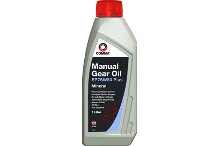 COMMA EP75W80P1L Масло трансмиссионное 75W80 MANUAL GEAR OIL EP Plus 1л минеральное API GL-4