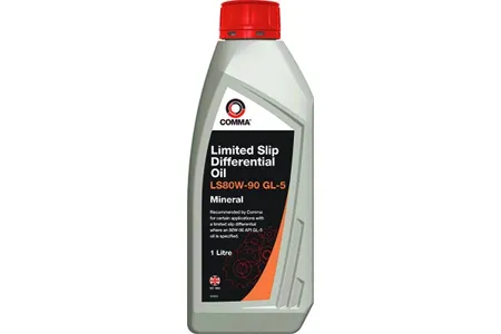 COMMA LS80W901L Масло трансмиссионное 80W90 LS GEAR OIL 1л API GL-5 LS, Mitsubishi part no: 8149630EX, Ford M2C119-A