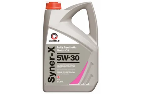 COMMA SYX5L Масло моторное синт. 5W30 SYNER-X 5л API SN, ILSAC GF-5, GM 6094M4718M, Ford WSS-M2C946-A