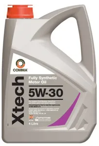 COMMA XTC4L Масло моторное синт. 5W30 XTECH 4л ACEA A5B5, API SLCF, Ford WSS-M2C913-CBAD