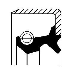 CORTECO 12015943B Сальник ступицы