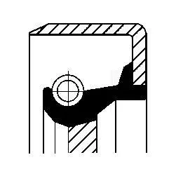 CORTECO 19019934B Сальник гидроусилителя