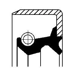 CORTECO 19026788B Cальник дифференциала 35x63x1016,5