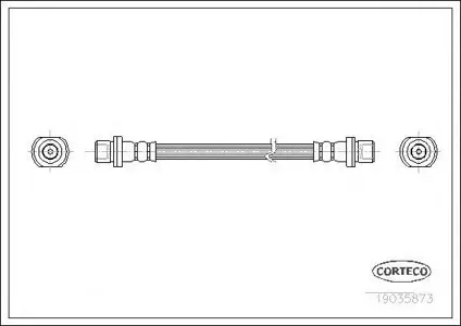 CORTECO 19035873 Шланг тормозной