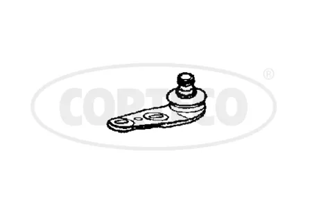 CORTECO 49400052 Шаровая опора L [+крепеж]