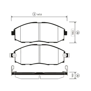 CTR GK0472 Колодки торм. Hyundai