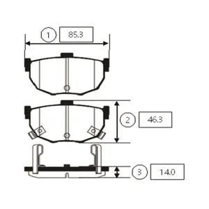 CTR GK0475 Колодки торм. Hyundai