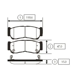 CTR GK0486 Колодки торм. Hyundai
