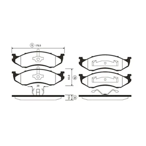 CTR GK0518 Колодки торм. (старый номер CKKK-12)