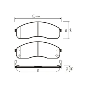 CTR GK0519 Колодки торм. (старый номер CKKK-13)