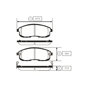 CTR GK0730 Колодки торм.