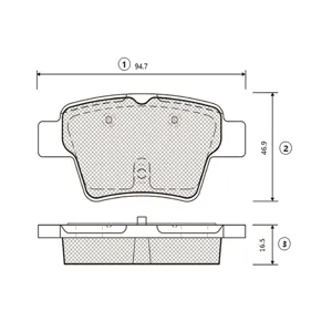 CTR GK0902 Колодки торм.задние CKPU-45