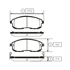 CTR GK0986 Колодки торм.передние (нов.№ ) Nissan Juke Maxima Teana Tiida Suzuki SX4