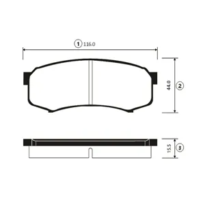 CTR GK1028 Колодки торм. Toyota