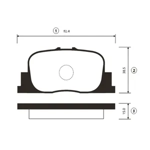 CTR GK1046 Колодки торм.задние (=CKT32) Toyota Camry V20 2.2-3.0 96-01PRIUS 03-09