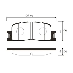 CTR GK1057 Колодки торм.